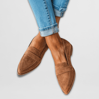 Olivia | Timeless and Elegant Orthopedic Suede Loafers