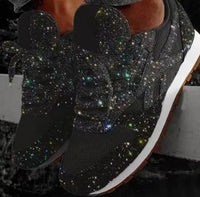 Eliza | Glamorous and Cushioned Women's Glitter Sneakers