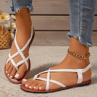 Mariselle | Women's Spring Braided Flat Sandals
