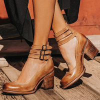 Eliana | Elegant Comfort Leather Heels