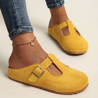 Zoey | Elegant & Lightweight Buckle Slip-On Clogs