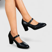 Linda | Stylish Mary Jane block heel shoes