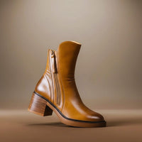 Luna | Elegant and Stylish Leather Ankle Boots
