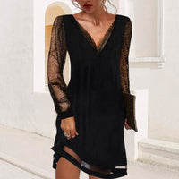 Mary | Women's Long Sleeve Sequin Dress