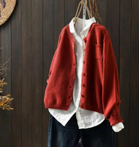 Linda | Oversized Cozy Knit Cardigan