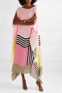 Adelyn | Flowing Maxi Dress with Batwing Sleeves for Women