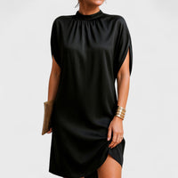 Norielle | Women's Relaxed High Neck Mini Dress