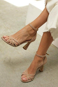 Colbie | Strappy Ankle Strap Block Heel Sandals