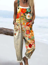 Averie | Vibrant And Stylish Floral Wide-Leg Jumpsuit