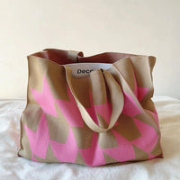Naomi | Oversized Graphic Canvas Tote Bag