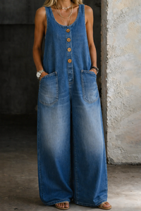 Talia | Effortless & Comfortable Women’s Denim Overalls