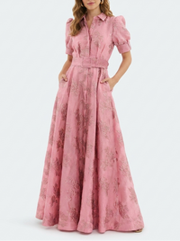 Hailey | Retro High-Waisted Wedding Guest Dress