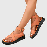 Sara | Bold Strappy Platform Gladiator Sandals