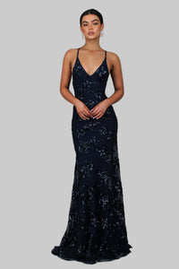 Caroline | Elegant and Premium V-Neck Maxi Dress