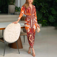 Stevie |  Elegant And Sophisticated Geometric Bodycon Midi Dress
