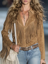 Gracie | Authentic And Stylish Fringed Western Shirt