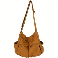 Nova | Casual Multi-Pocket Canvas Tote Bag