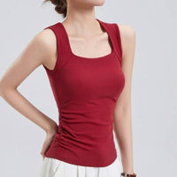 Amelia | Soft & Comfortable Tank Top with Built-In Bra