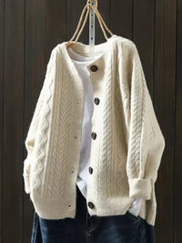 Aleia | Cozy Oversized Cable-Knit Cardigan