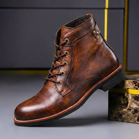 Austin | Vintage Charm And Premium Polished Leather Boots