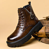 Robert | Rugged Elegance And Premium Prestige Leather Boots