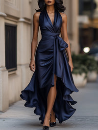 Latoya | Elegant Satin Maxi Dress for Women