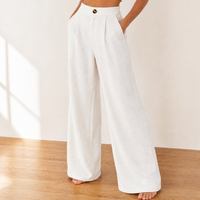 Adelyn | Effortless Drape Style High-Waist Wide-Leg Pants