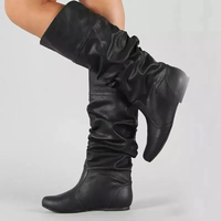 Amelia | Chic Mid-Calf Cowboy Boots with Western Stitching
