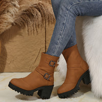 Sophie | Modern And Confident Buckle Strap Ankle Boots