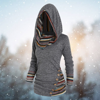 Molly | Warm And Artistic Tribal Fleece Hoodie
