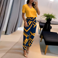Adeline | Women's Elegant Blouse and Pants Two-Piece Set