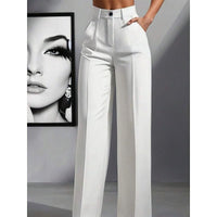 Alaina | Elegant High-Waist Tailored Trousers