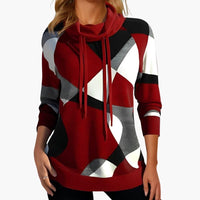 Dahlia | Modern And Stylish Color Block Hoodie