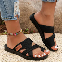 Elowyn | Women's Spring Open-Toe Slide Sandals
