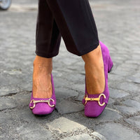 Julia | Elegant Wide-Heel Style Loafers