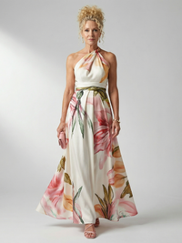 Emery | Lightweight and Sleeveless Floral Maxi Dress