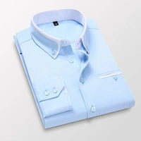 Harrison | Refined Contrast Detail Cotton Shirt
