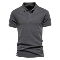William | Classic Structured Cotton Polo Shirt For Men
