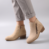 Alondra |  Supportive and Elegant Style Ankle Boots with Zipper