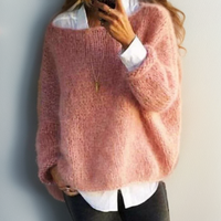 Amelia | Women's Mohair-Blend Knit Sweater
