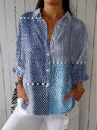 Mary | Relaxed Style Classic Patchwork Blouse