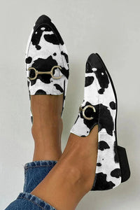 Marielle | Women's Printed Buckle Loafers