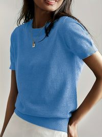 Elise | Women's Short-Sleeve Knit Top