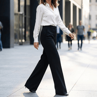 Aylani | Comfortable High-Waisted Wide-Leg Pants