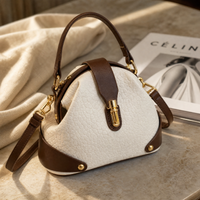 Mariel | Structured Style Two-Tone Leather Handbag