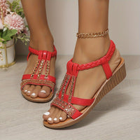 Lainey | Orthopedic T-Strap Wedge Sandals