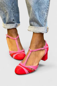 Avery | Elegant Color Block Modern Heels