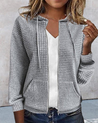 Eliora | Lightweight And Versatile Hooded Zip Cardigan