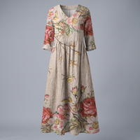 Everly | Effortless Style Floral Midi Dress