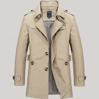 Thomas | Refined Single Breasted Trench Coat